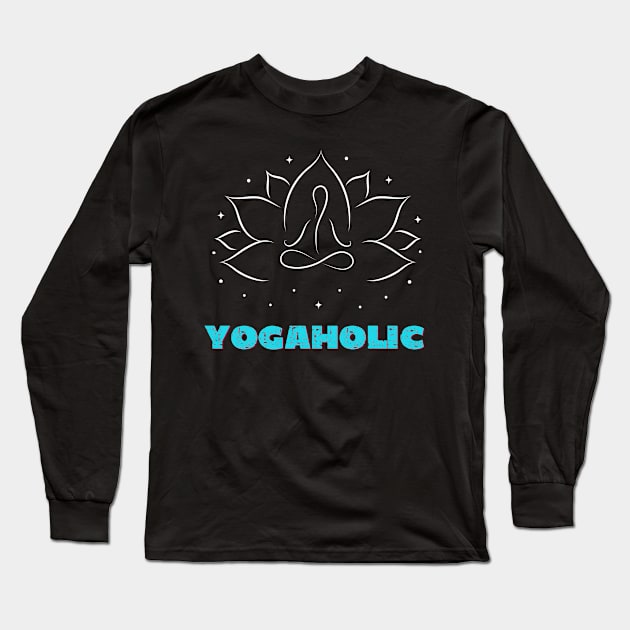 Yogaholic Long Sleeve T-Shirt by Red Yoga